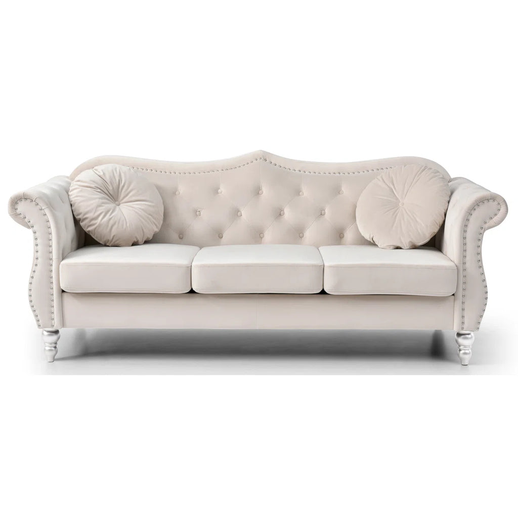 Hollywood Designer Sofa Set In Velvet