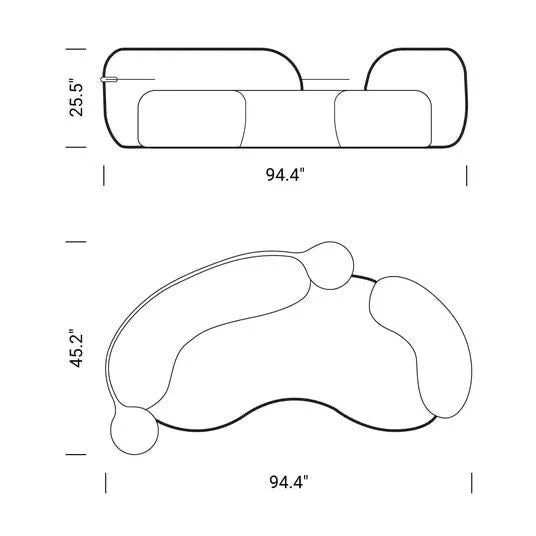 Tamira Luxe Sofa In Boucle