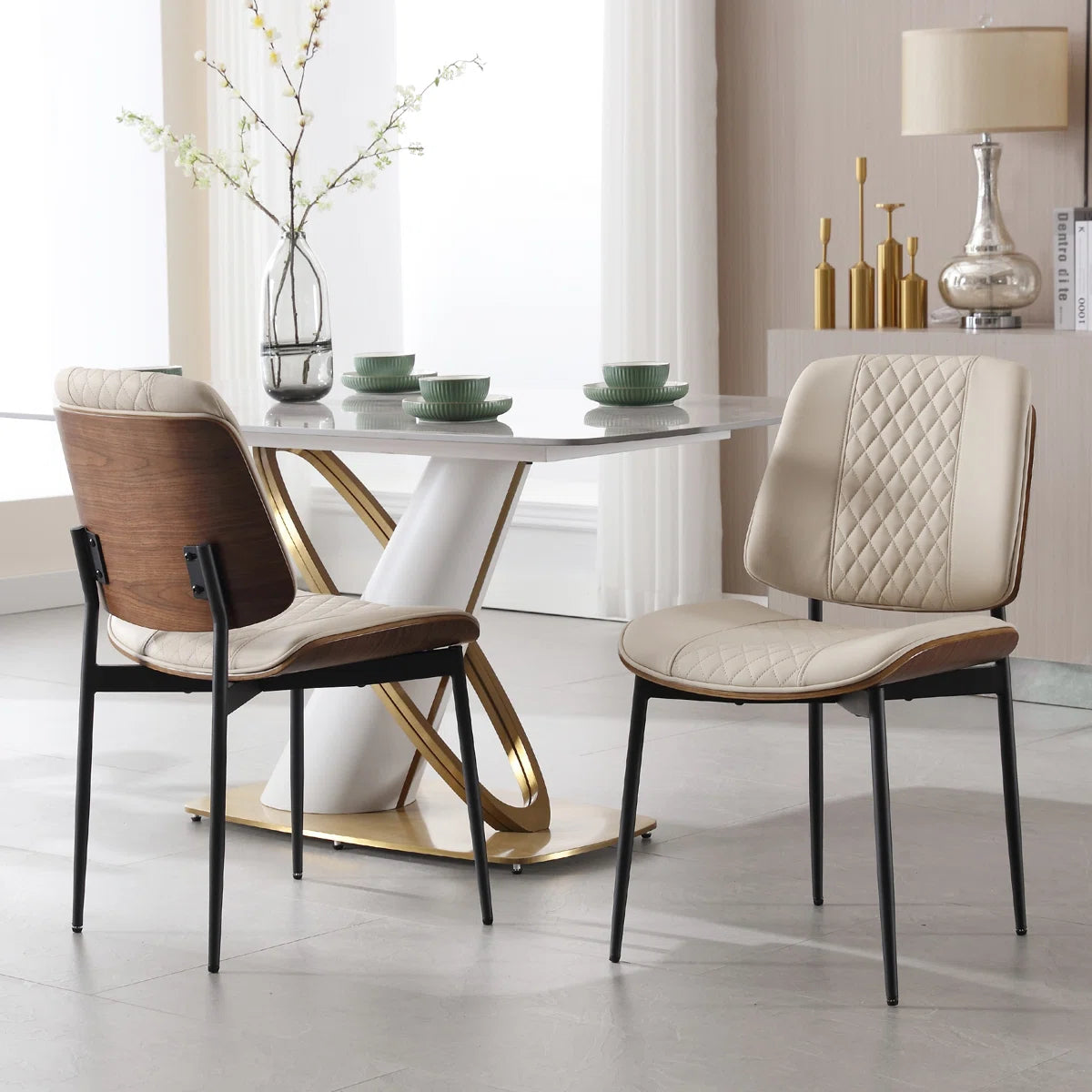 Jenny Wood Framed Premium Dining Chairs