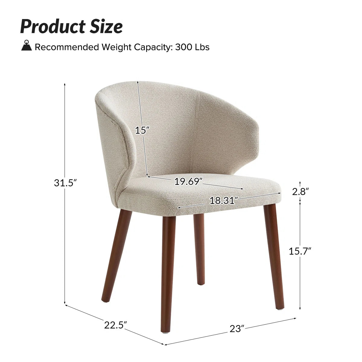 Wing Back Dining Chairs In Suede