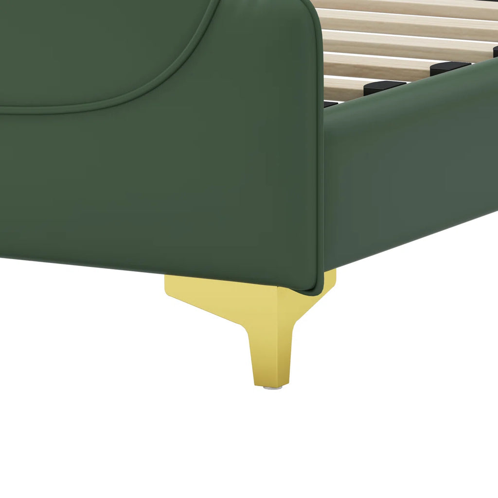 Apollo Modern Upholstered Bed In Leatherette