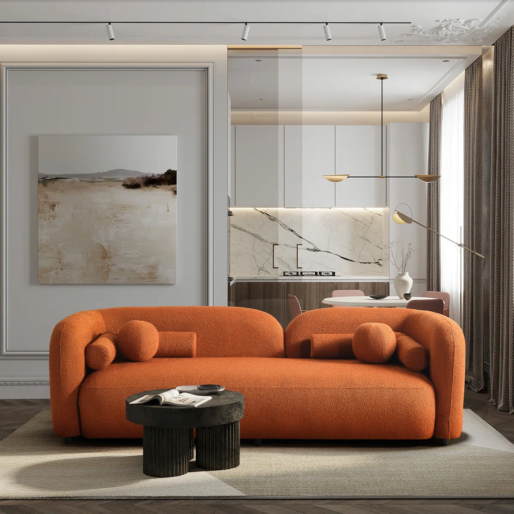 Katrein Luxury Sofa In Tan