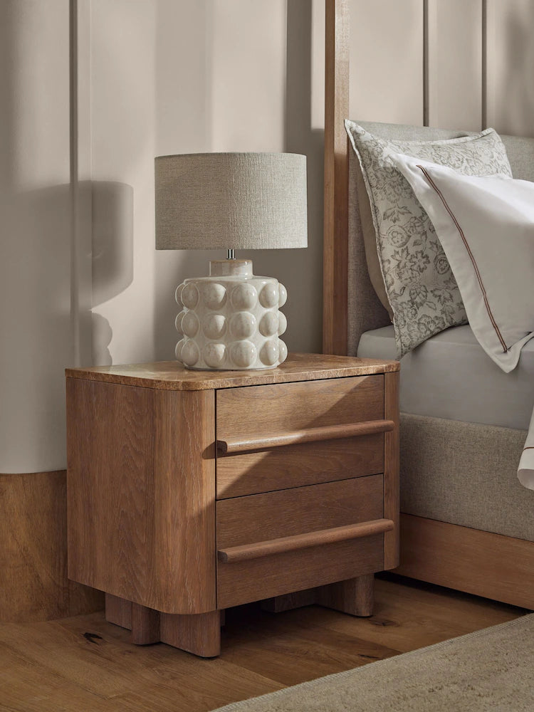 Natural Wood Side Tables