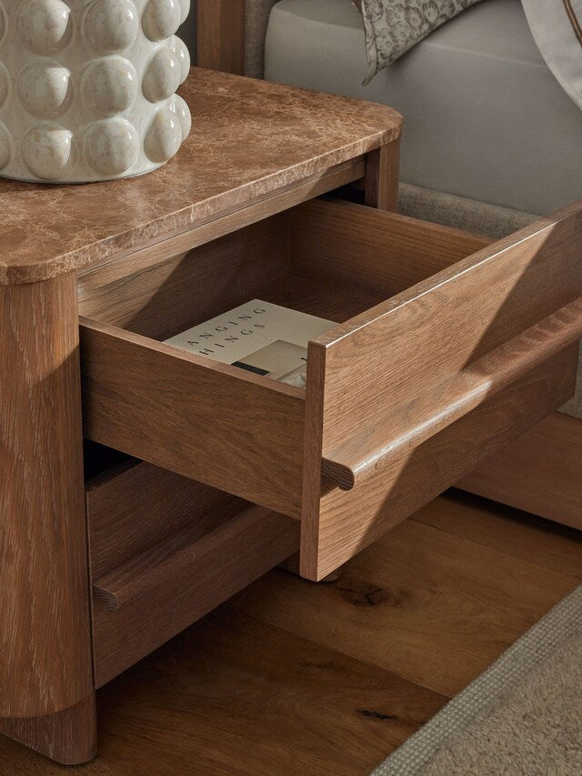 Natural Wood Side Tables
