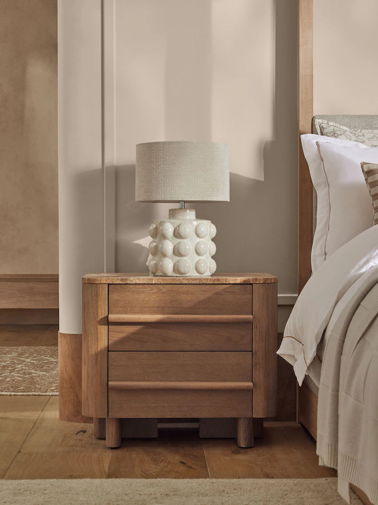 Natural Wood Side Tables