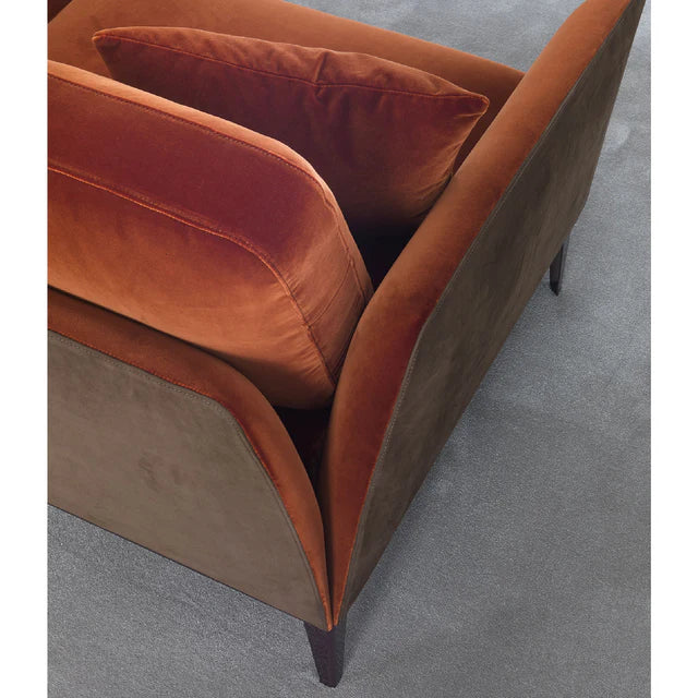 Flared Arm Lounge Chair