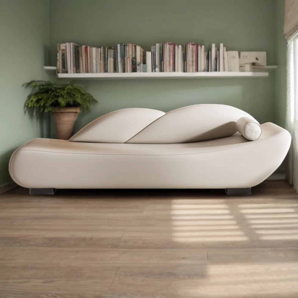 Berl Modern Leatherette Lounger