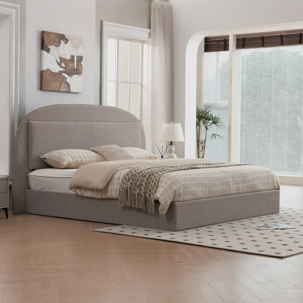 Georgia Upholstered Bed In White