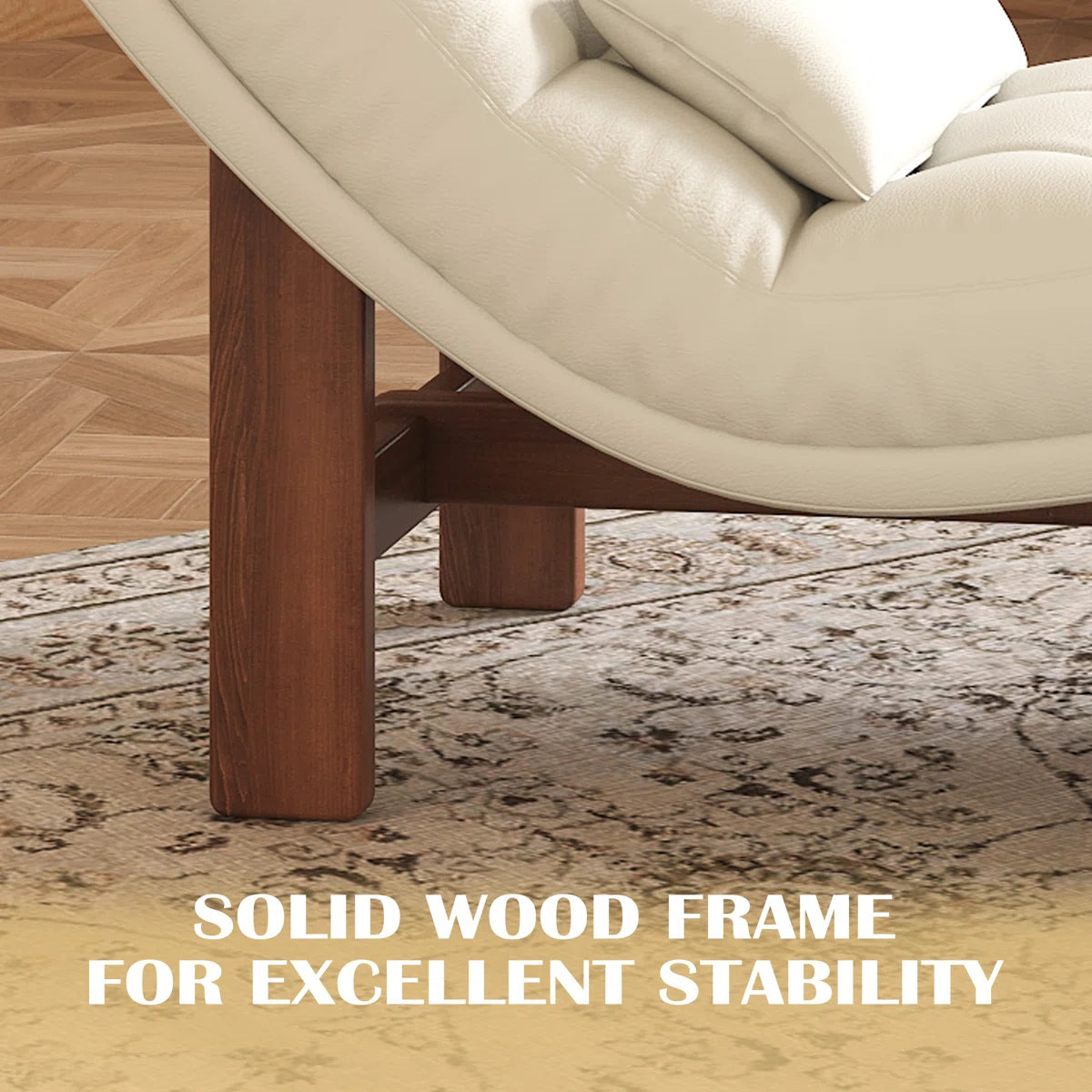 Oppo Luxury Chaise Lounger In Leatherette