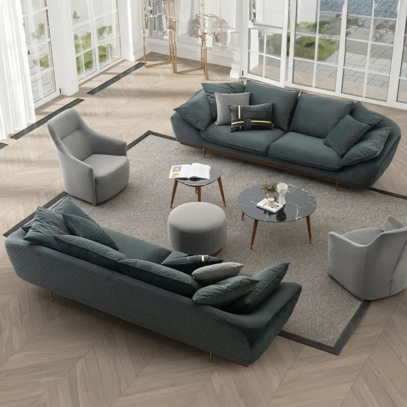 Paris Premium Sofa Set In Dual Tone