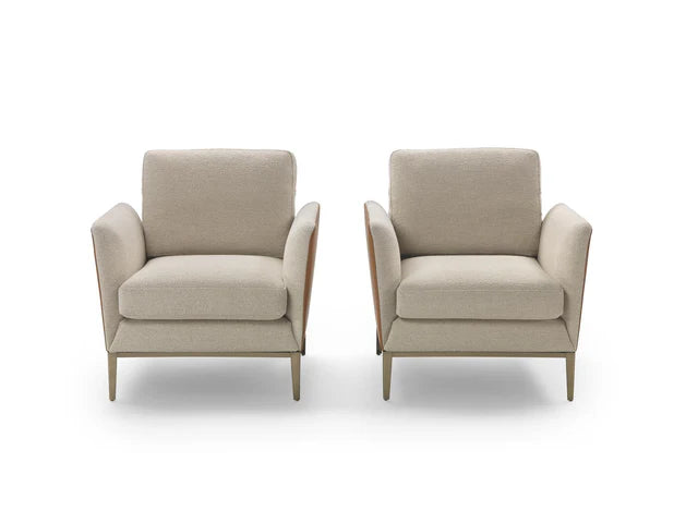 Flared Arm Lounge Chair