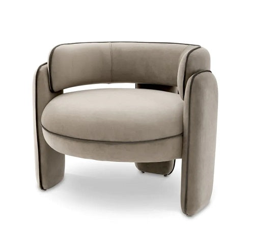 Relexo Accent Chair In Suede