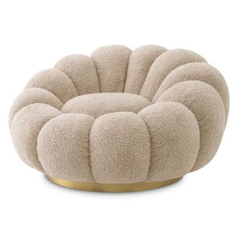 Ronaldo Luxe Accent Chair In Boucle