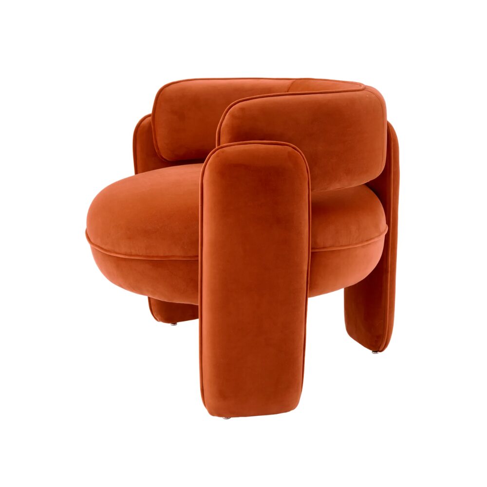 Relexo Accent Chair In Suede