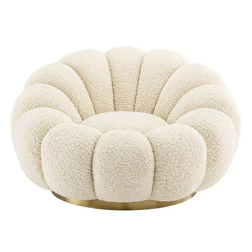 Ronaldo Luxe Accent Chair In Boucle