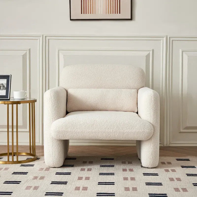 Milano Accent Luxury Chair In Boucle
