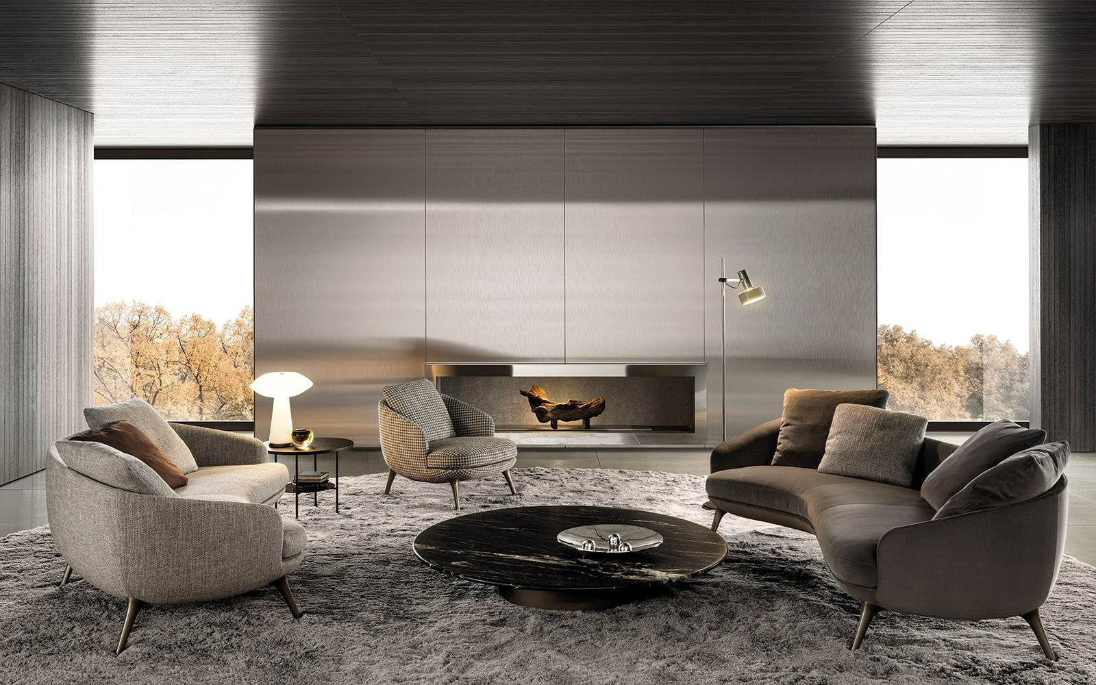 Raphael Premium Sofa Set In Leatherette