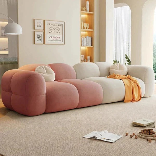 Bobbit Bubble Sofa Set In Dual Tone