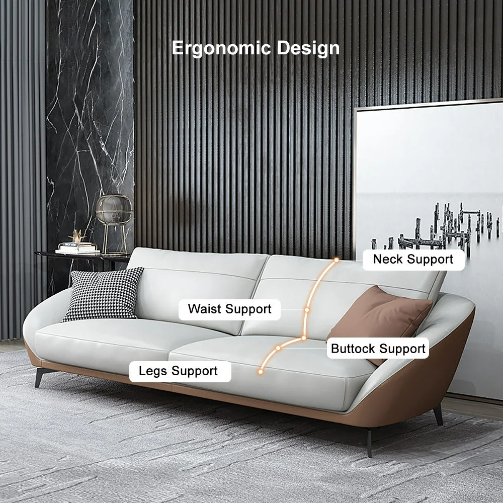 Vertex Premium Sofa Set In Leatherette