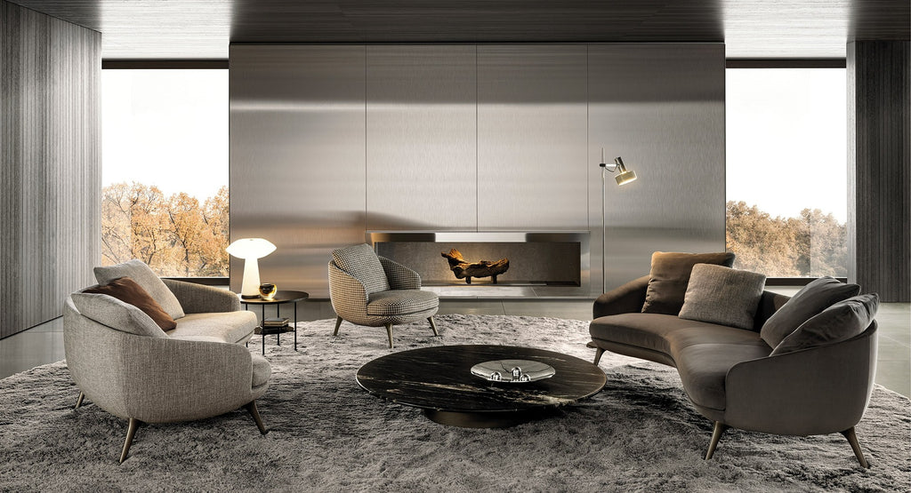 Raphael Premium Sofa Set In Leatherette