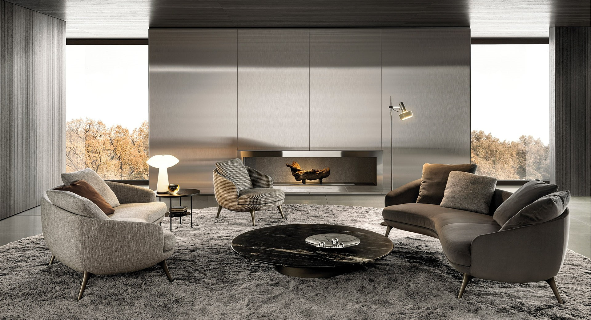 Raphael Premium Sofa Set In Leatherette