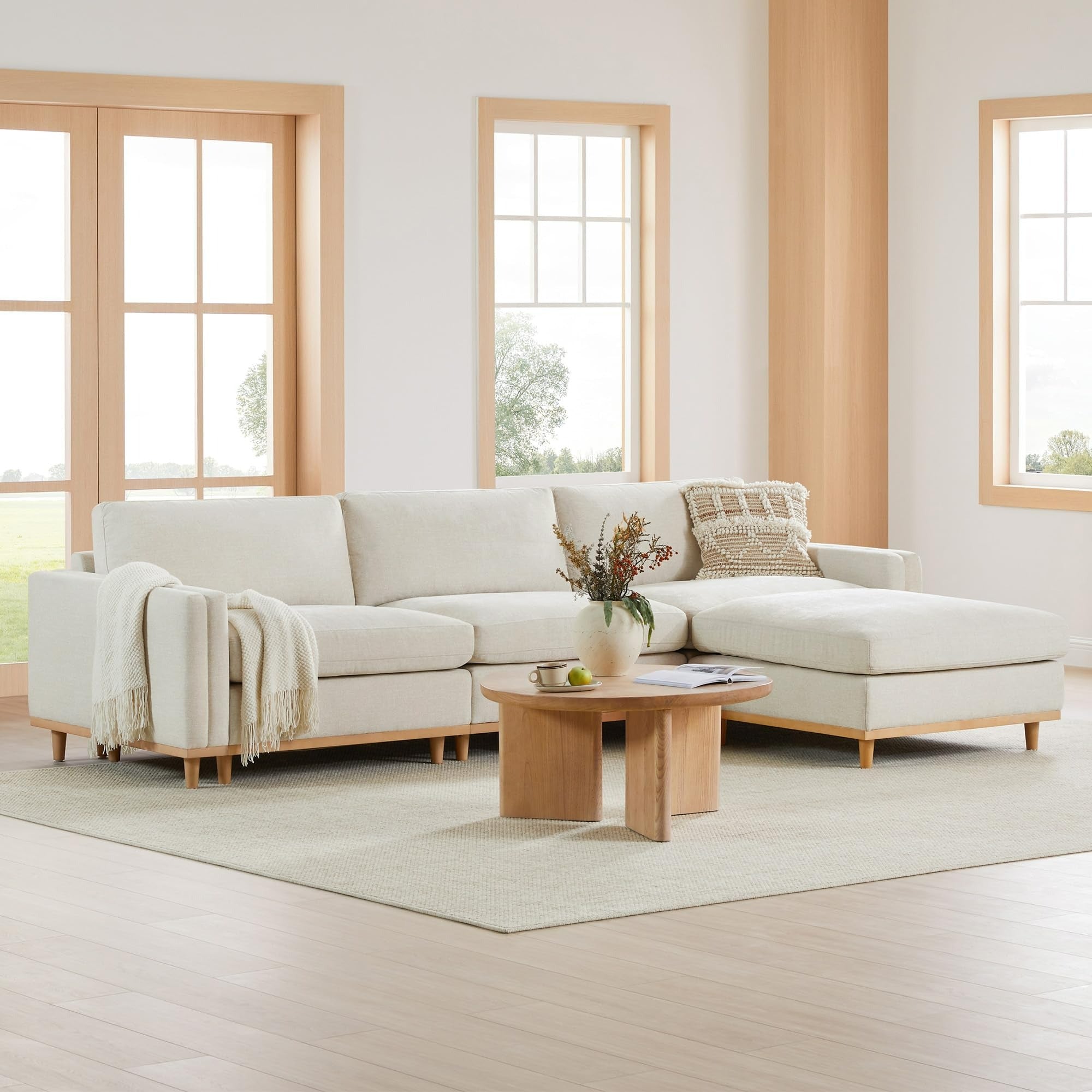 Antony Wooden Luxury Sofa Set
