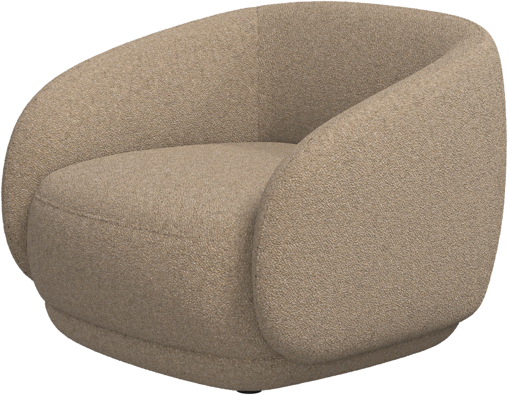 Oscar Premium Brown Boucle Sofa Set