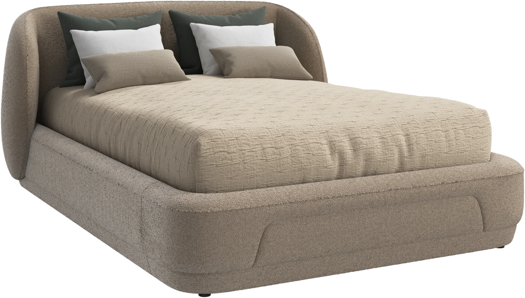 Oscar Premium Brown Boucle Sofa Set