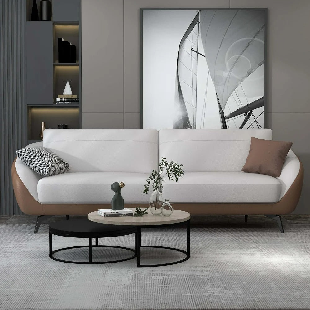 Vertex Premium Sofa Set In Leatherette