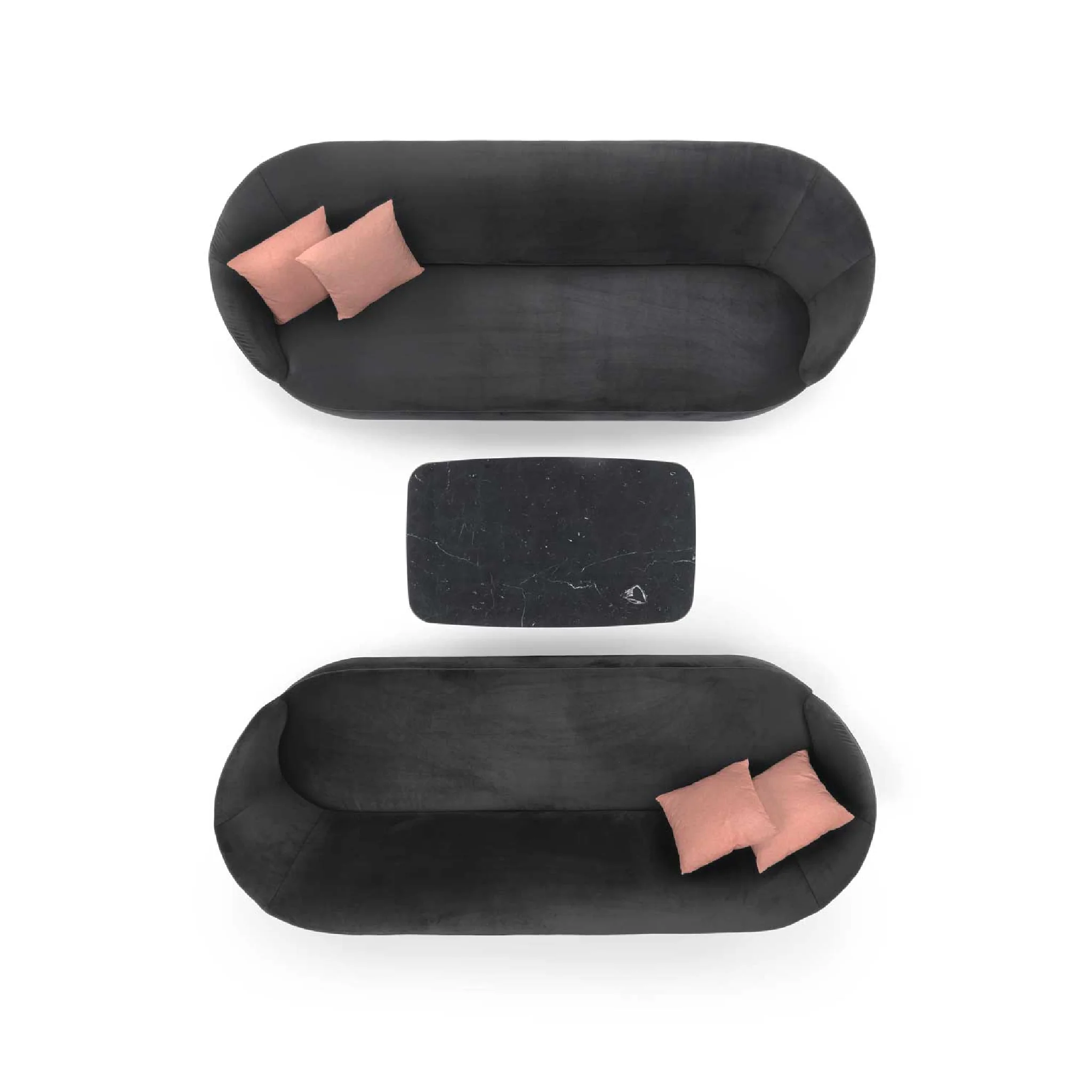 Western Premium Sofa Set In Metal Base