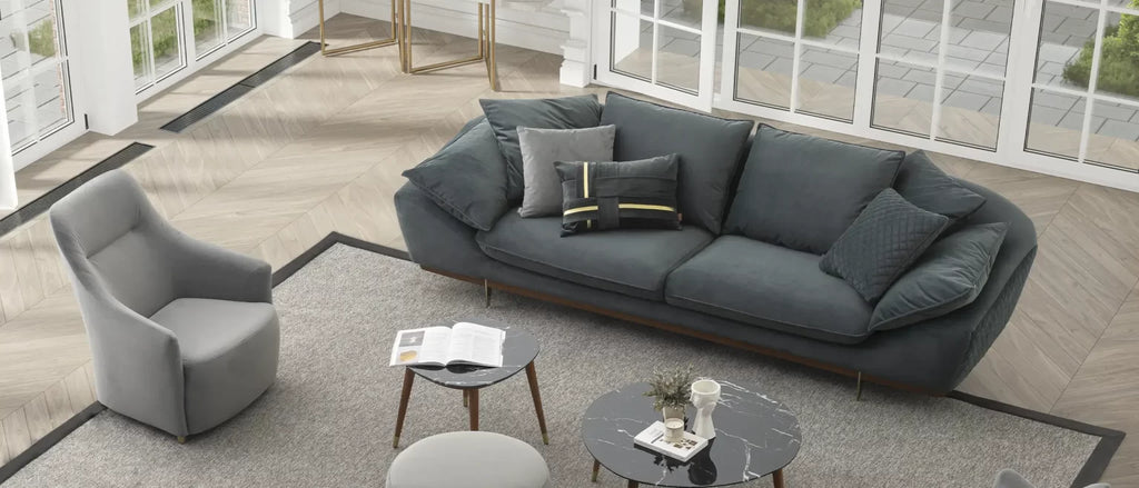 Paris Premium Sofa Set In Dual Tone